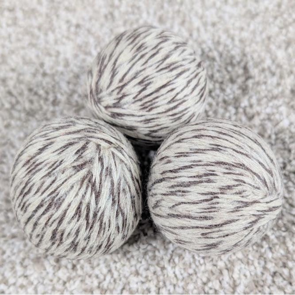 Natural Wool Dryer Balls Set of 3 - Eco-Friendly Laundry Softener Alternative